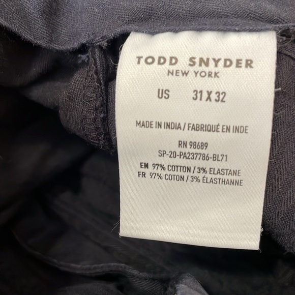 Todd Snyder Men's Pants 1 of 5 - Picture 6 of 6